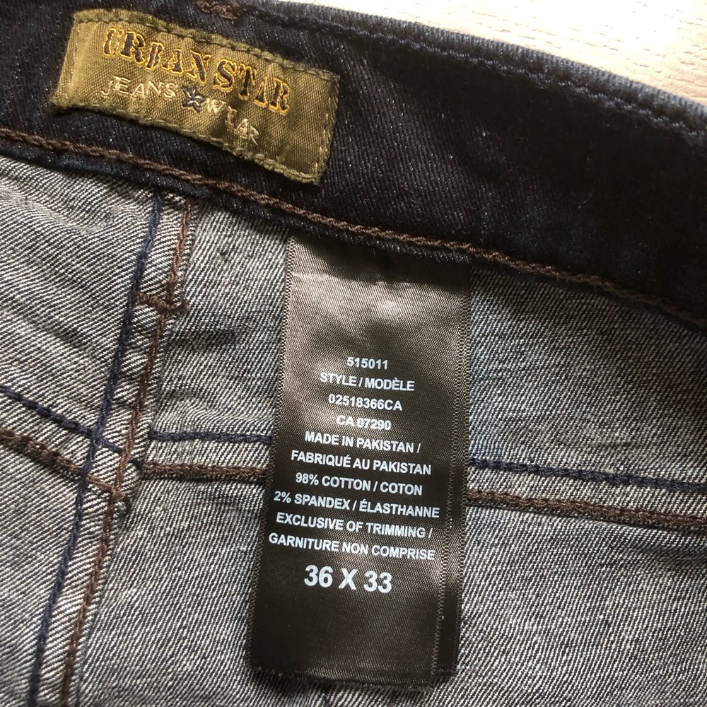 Mens Urban Star Jeans | Size 36 x 33‎ - Picture 4 of 6